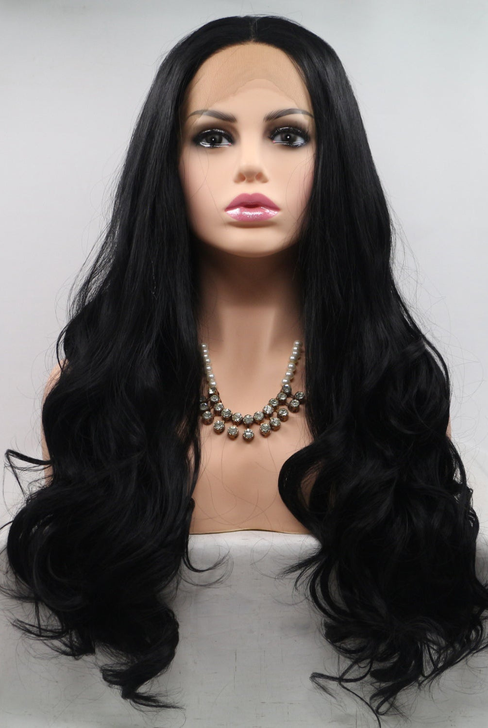 13*3" Lace Front Wigs Synthetic Long Wavy 24" 130% Density - GemThreads Boutique