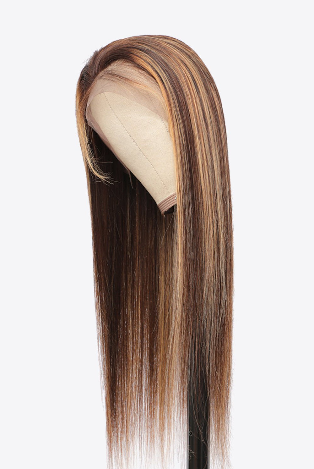 18" 160g Highlight Ombre #P4/27 13x4 Lace Front Wigs Human Virgin Hair 150% Density - GemThreads Boutique