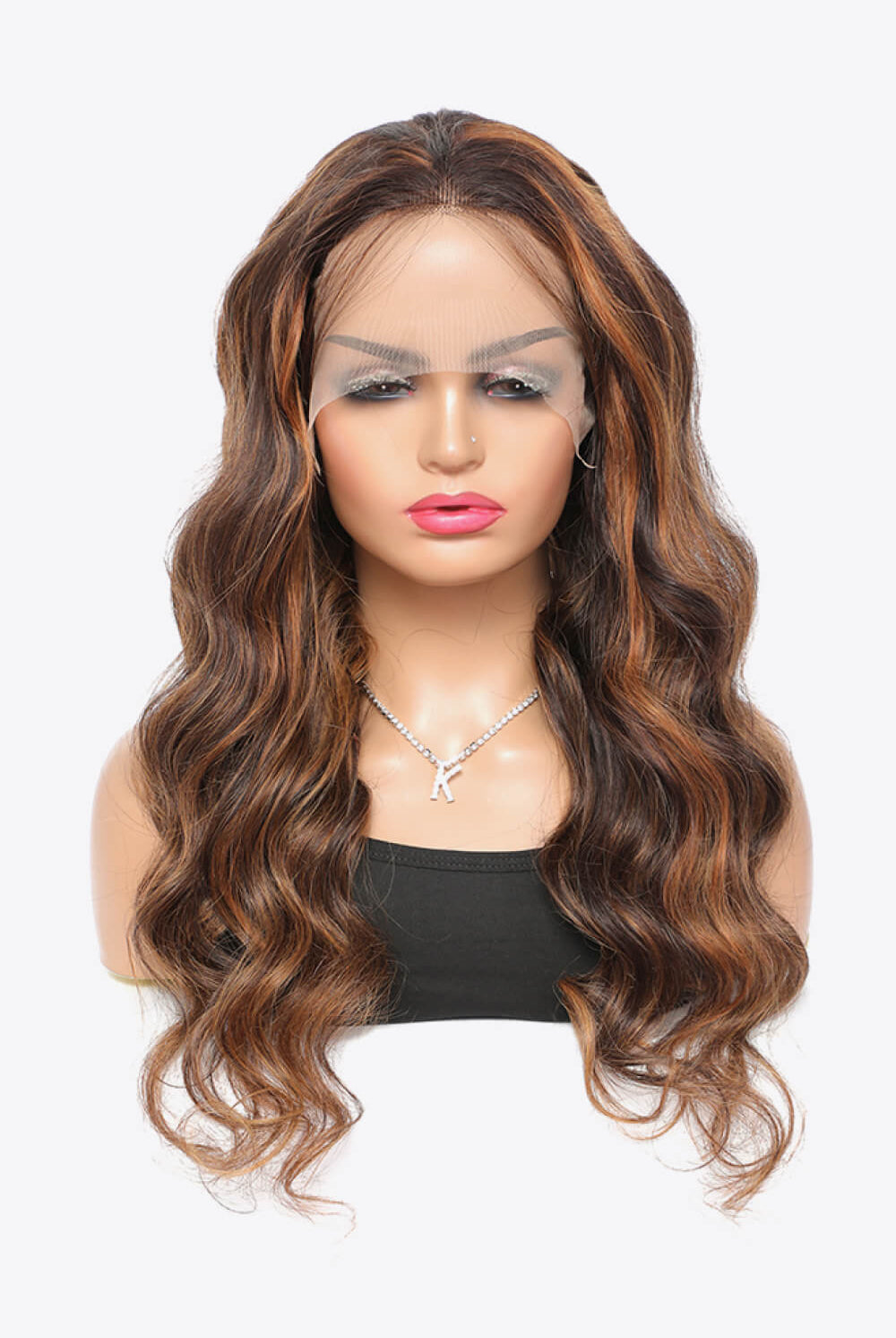18" #P4/27 13x4 Lace Front Wigs Hightlight Human Hair Body Wave150% Density - GemThreads Boutique