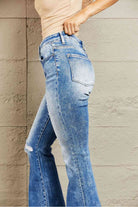 BAYEAS Izzie Mid Rise Bootcut Jeans - GemThreads Boutique