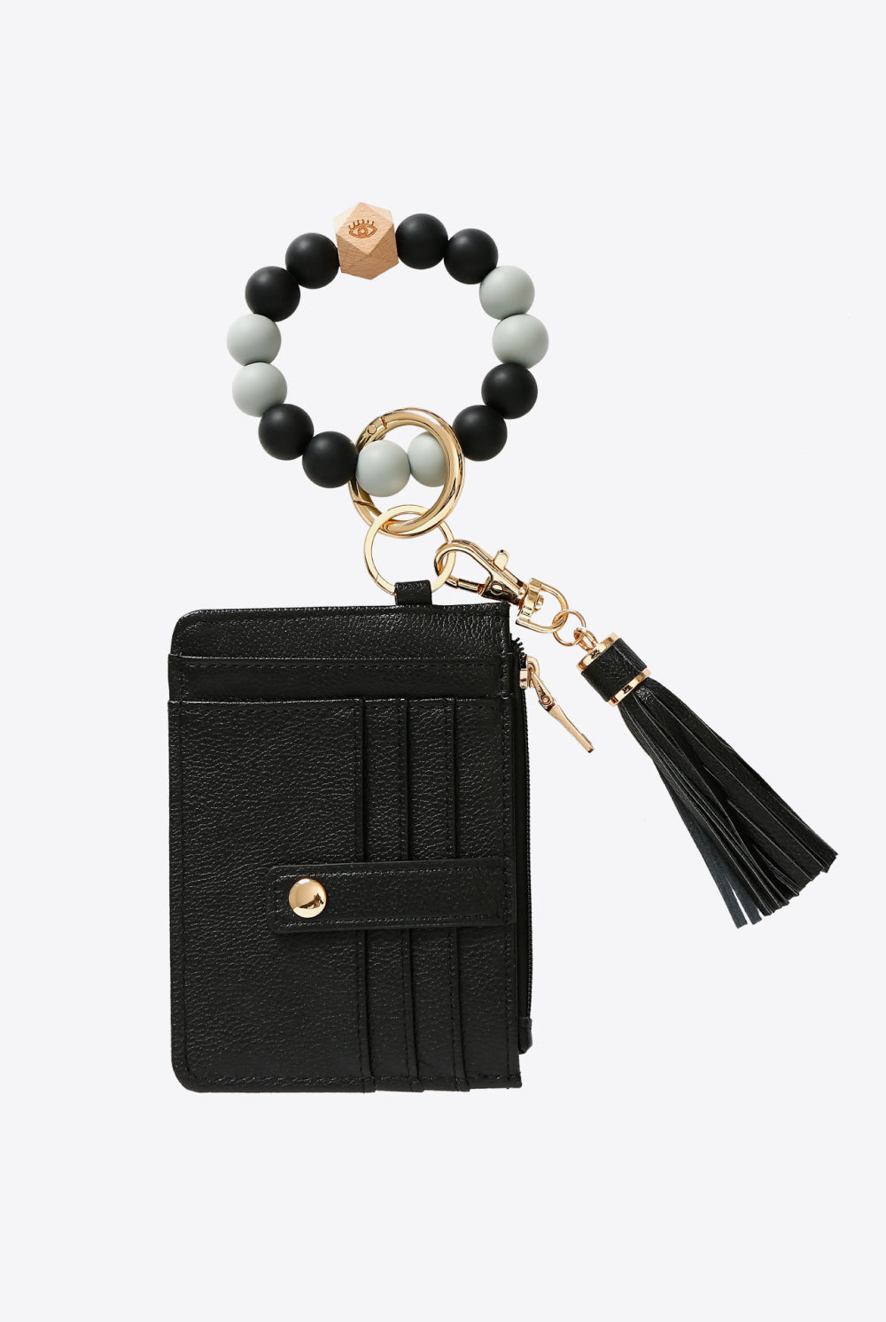Beaded Bracelet Keychain with Wallet - GemThreads Boutique Home & Decor Home & Decor Beaded Bracelet Keychain with Wallet