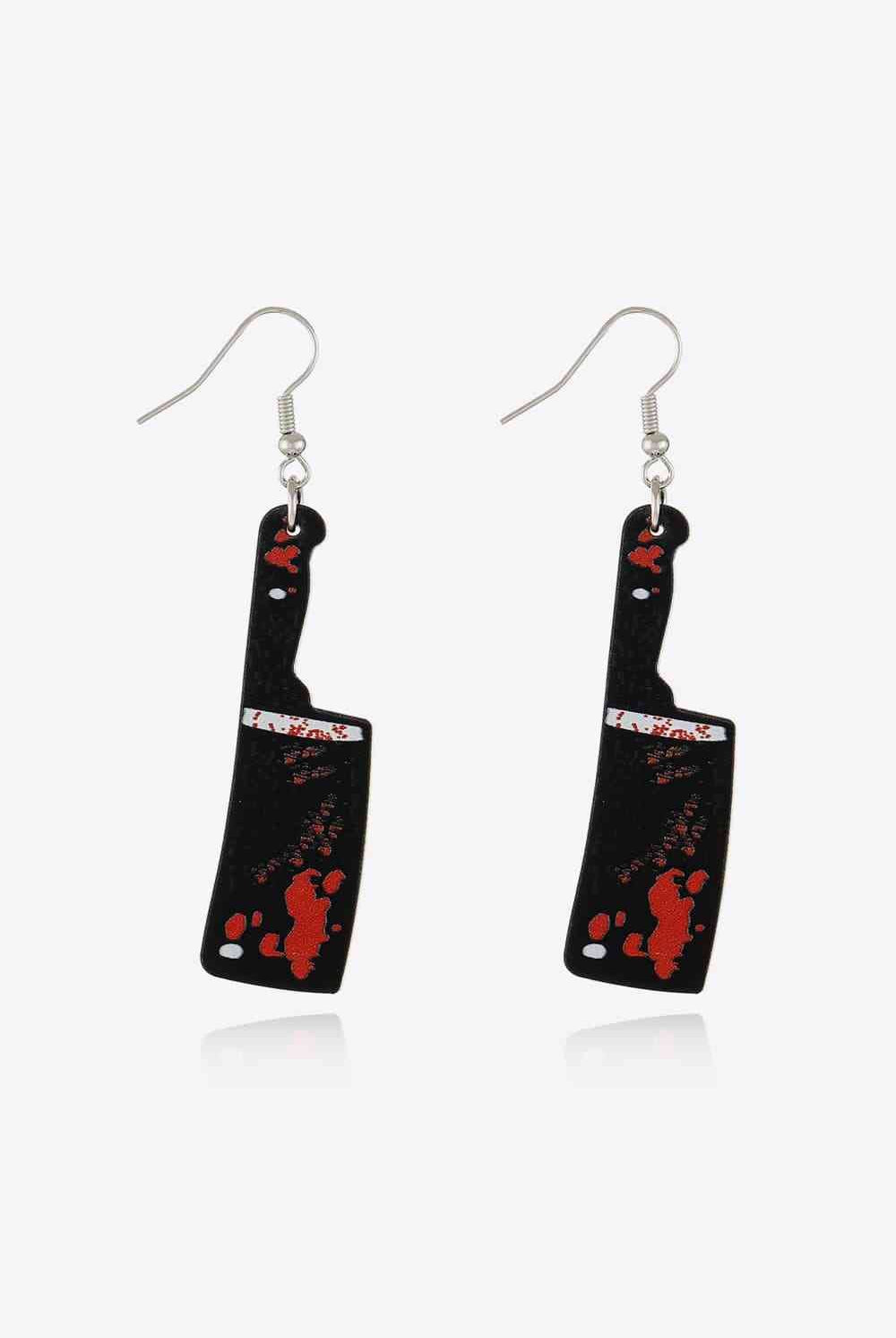 Bloody Horror Drop Earrings - GemThreads Boutique Bloody Horror Drop Earrings