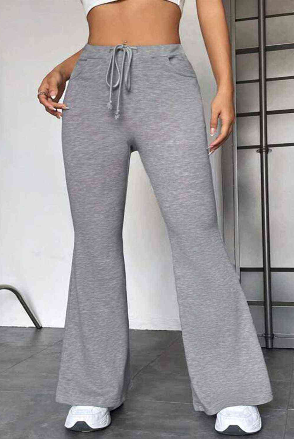 Drawstring Sweatpants with Pockets - GemThreads Boutique