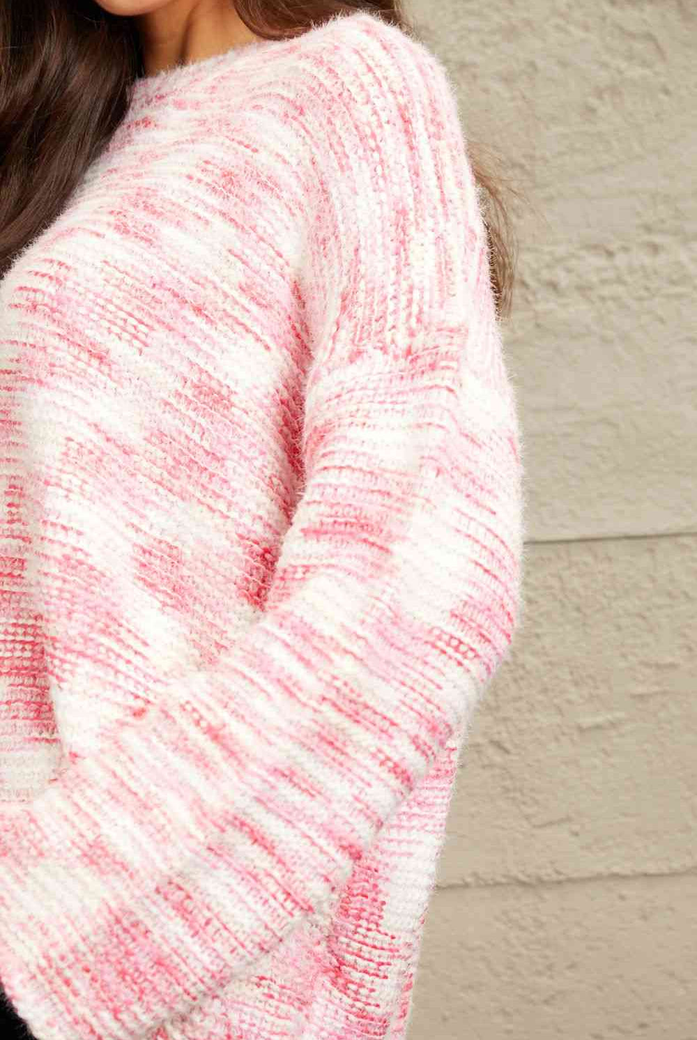 e.Luna Fuzzy Chunky Knit Sweater - GemThreads Boutique