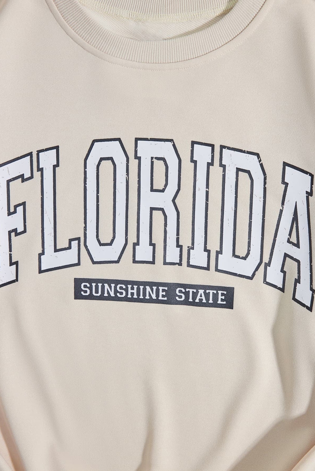 FLORIDA SUNSHINE STATE Dropped Shoulder Sweatshirt - GemThreads Boutique