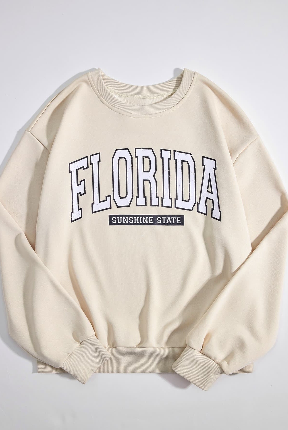 FLORIDA SUNSHINE STATE Dropped Shoulder Sweatshirt - GemThreads Boutique