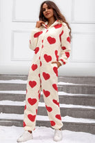 "Hearts Embrace" Hooded Jumpsuit - GemThreads Boutique