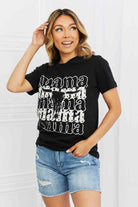 mineB I Got It From My Mama Full Size Graphic Tee in Black - GemThreads Boutique mineB I Got It From My Mama Full Size Graphic Tee in Black