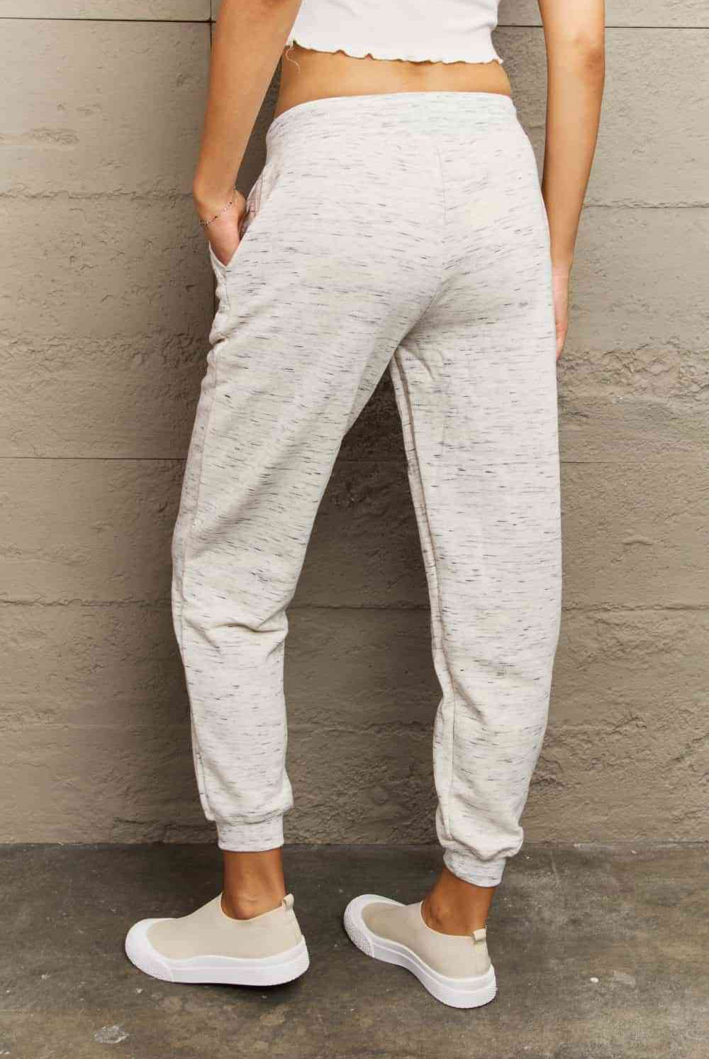 Ninexis Full Size Tie Waist Long Sweatpants - GemThreads Boutique