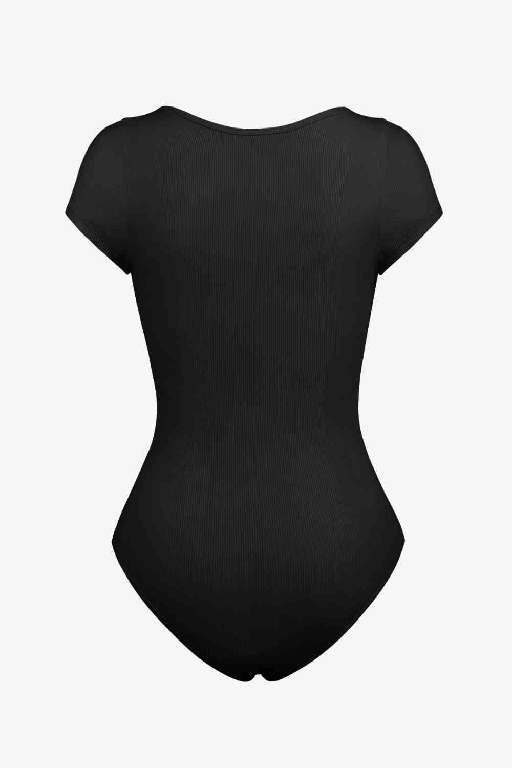 Scoop Neck Short Sleeve Bodysuit - GemThreads Boutique