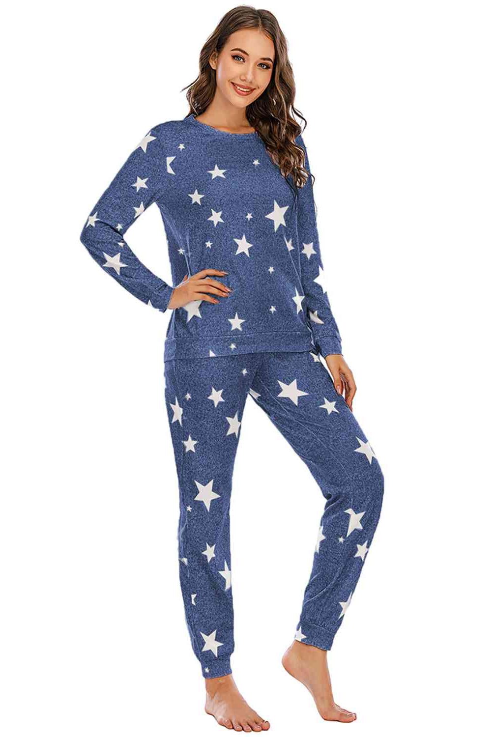 Star Top and Pants Lounge Set - GemThreads Boutique