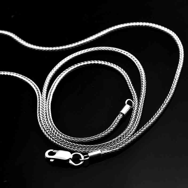 19.7" Snake Chain 925 Sterling Silver Necklace - GemThreads Boutique