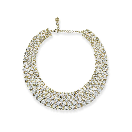 loveRocks Glam Crystal Collar Necklace