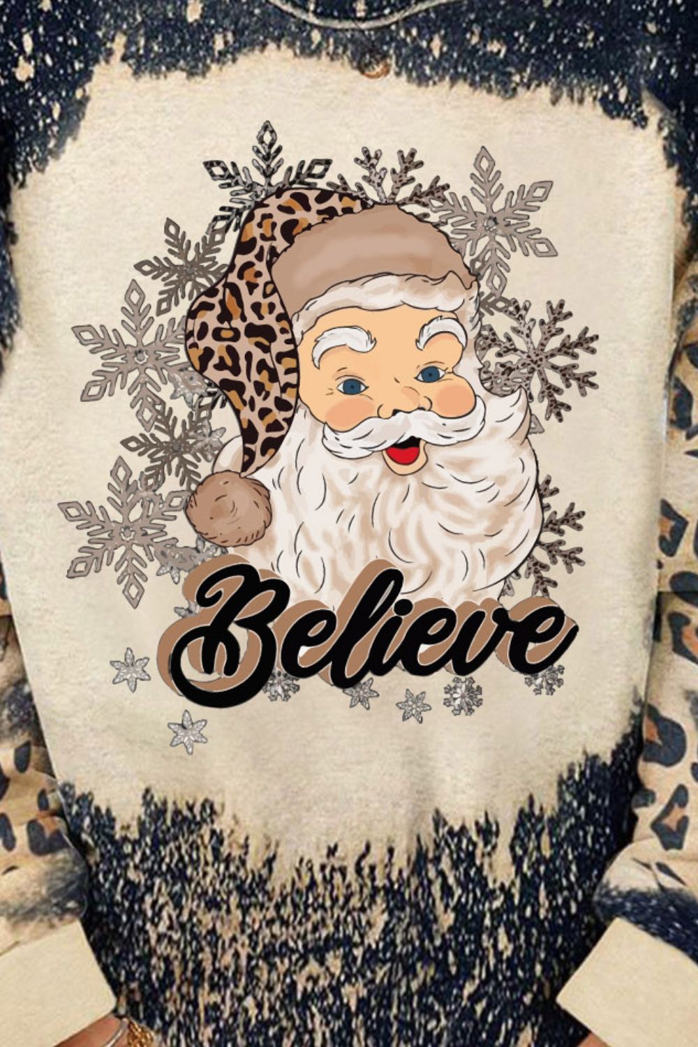 BELIEVE Santa Graphic Sweatshirt - GemThreads Boutique