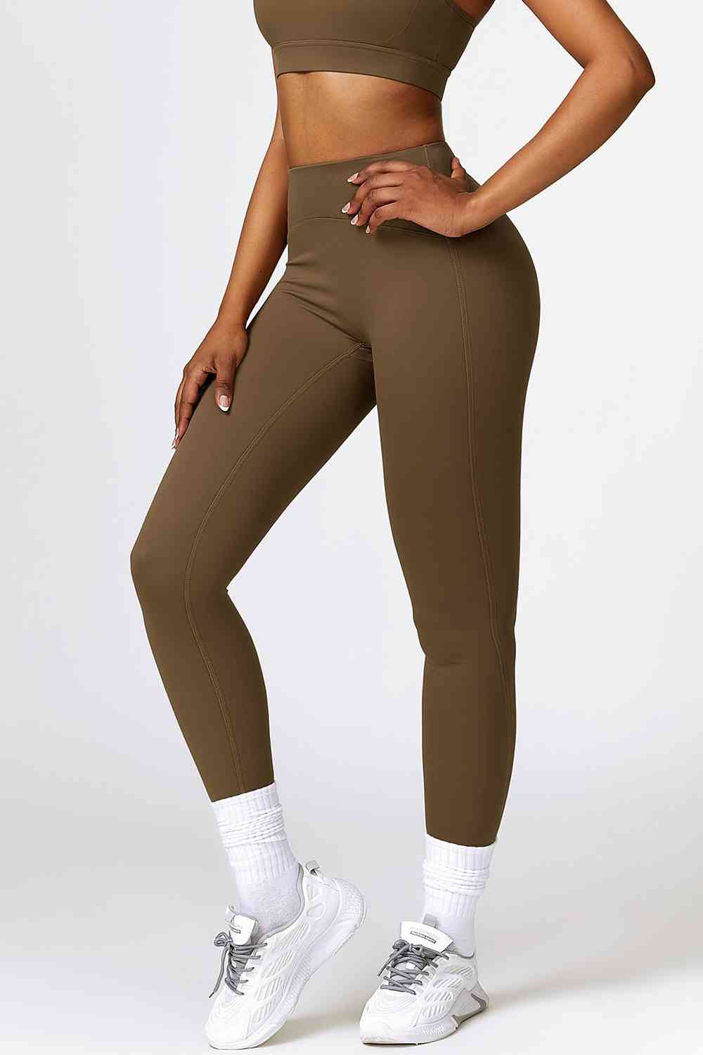 Breathable Wide Waistband Active Leggings - GemThreads Boutique
