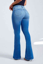 Buttoned Long Jeans - GemThreads Boutique