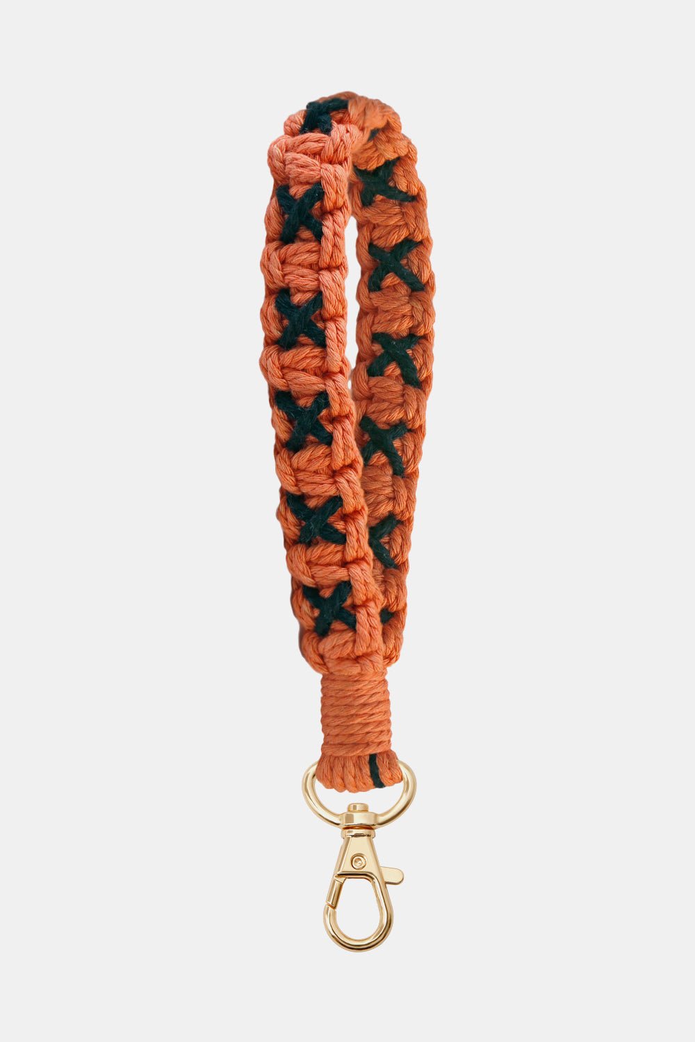 Contrast Macrame Key Chain - GemThreads Boutique