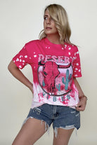Desert Vibes Oversized Graphic Tee - GemThreads Boutique