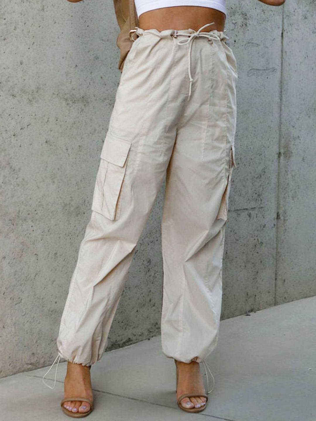 Drawstring Pants with Pockets - GemThreads Boutique