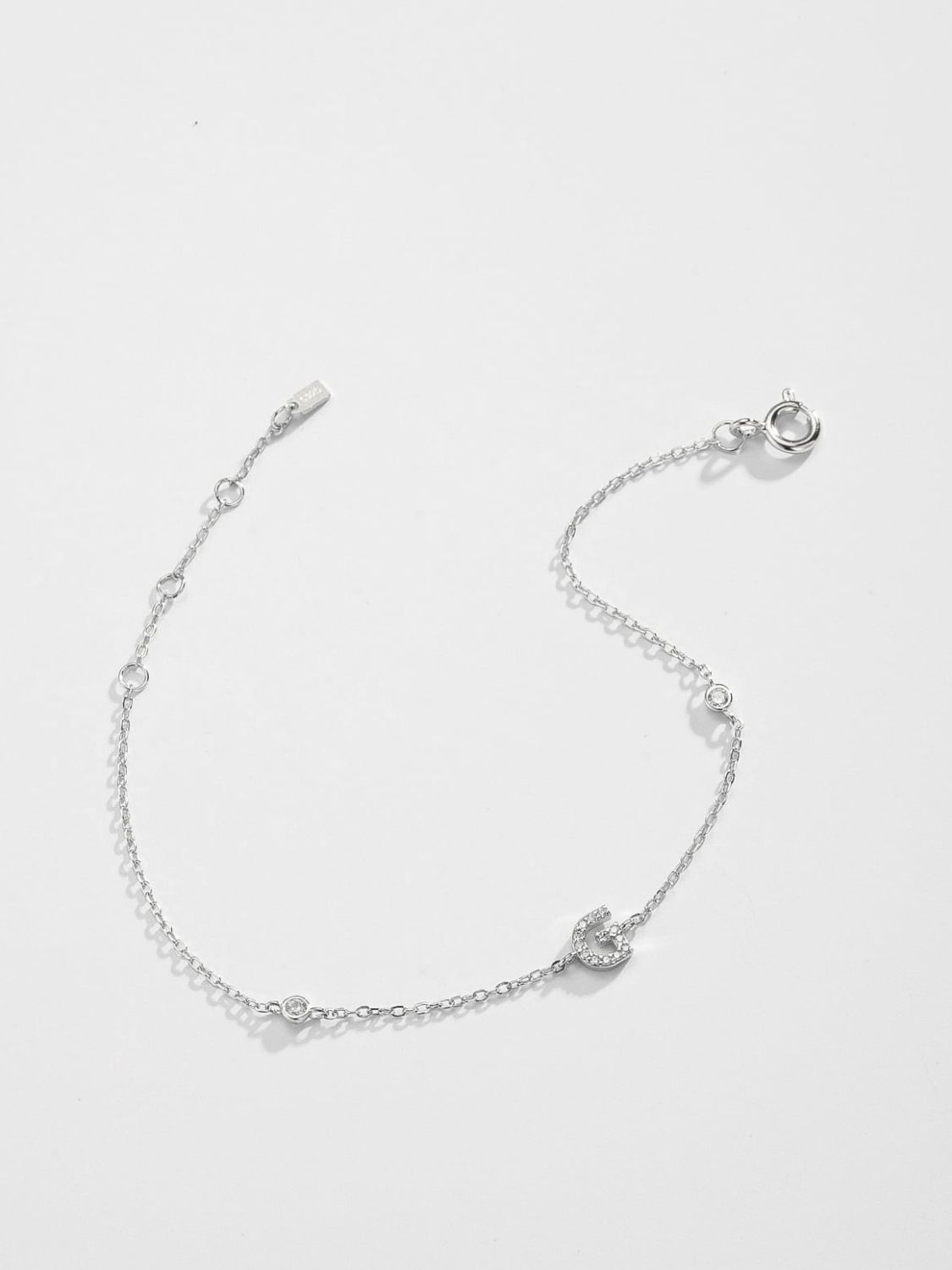 G To K Zircon 925 Sterling Silver Bracelet - GemThreads Boutique