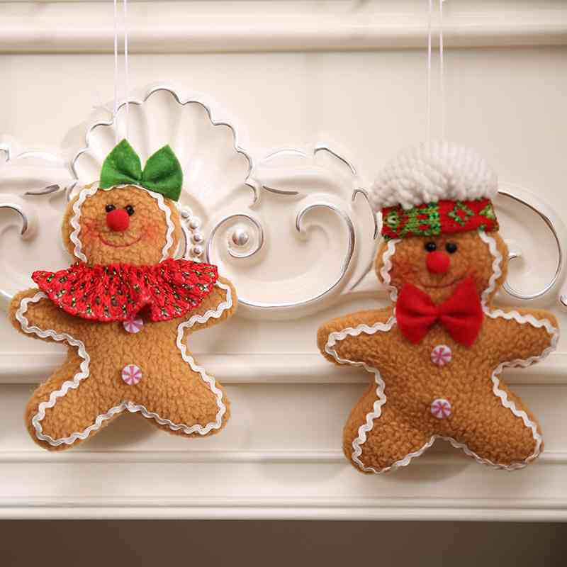 Gingerbread Man Ornament - GemThreads Boutique