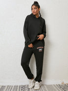 Graphic Hoodie and Sweatpants Set - GemThreads Boutique
