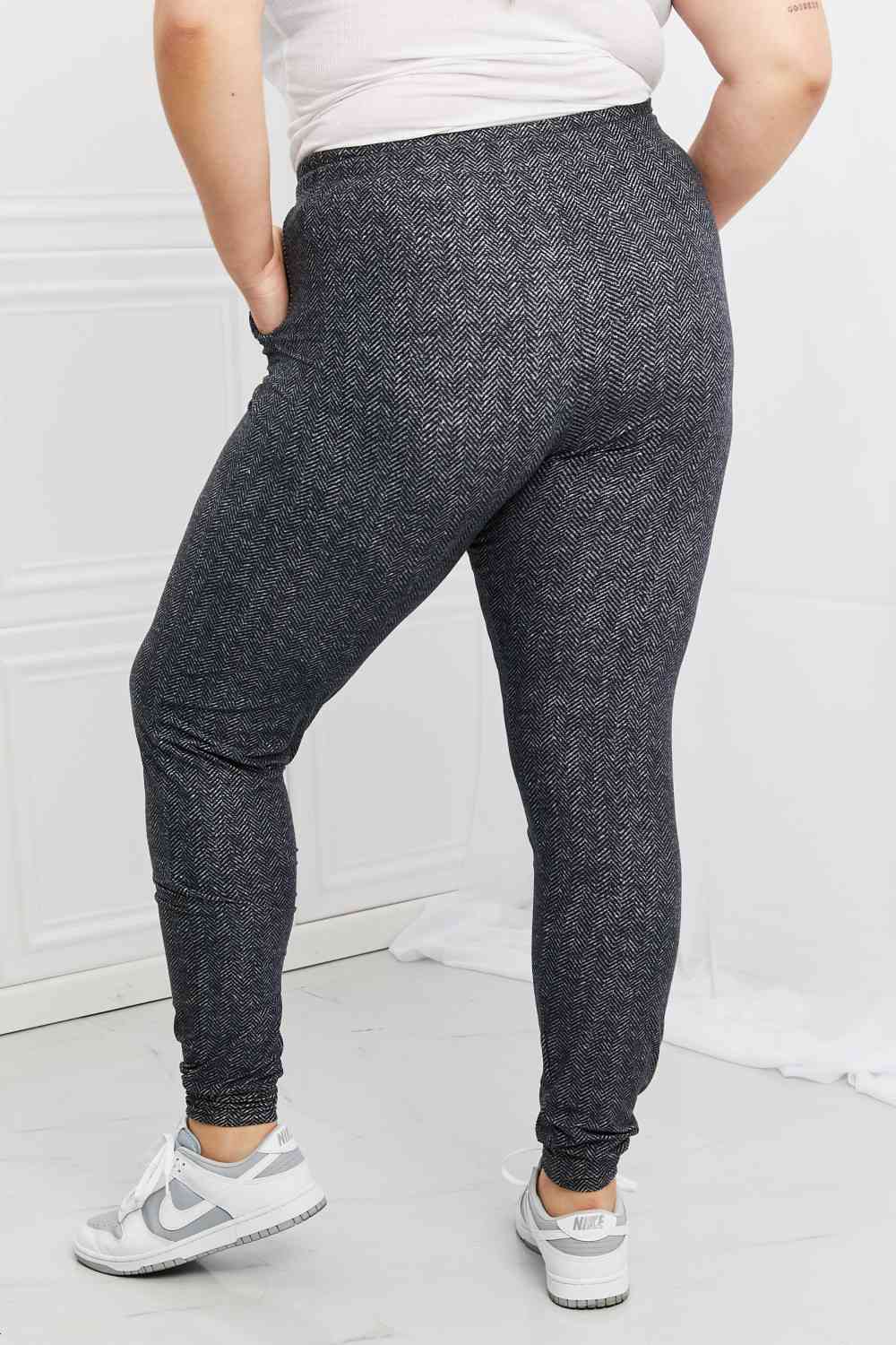 Leggings Depot Stay In Full Size Drawstring Waist Joggers - GemThreads Boutique