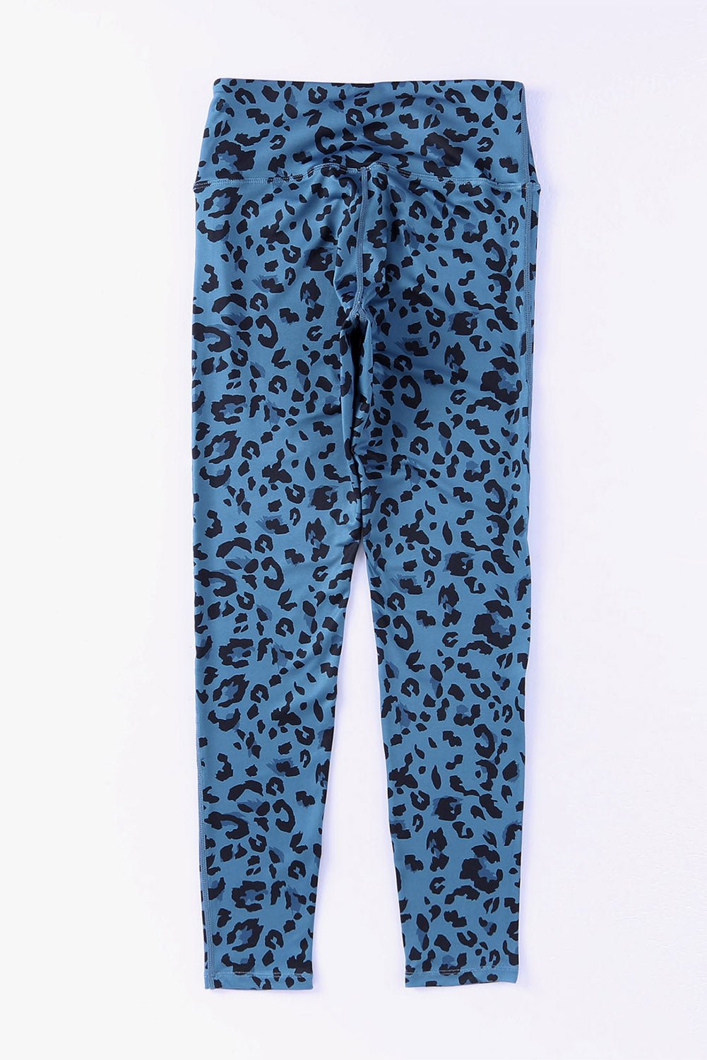 Leopard Print Wide Waistband Leggings - GemThreads Boutique