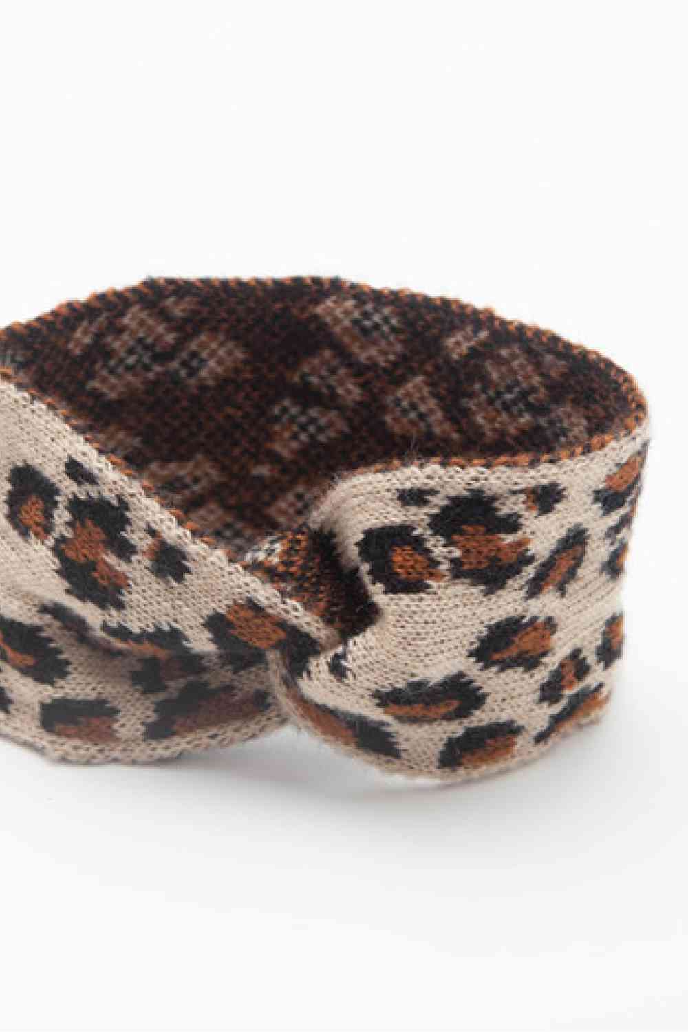 Leopard Twisted Hairband - GemThreads Boutique