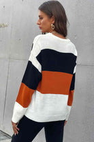 Longing For Fall Color Block Sweater - GemThreads Boutique