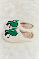 Melody Love Heart Print Plush Slippers - GemThreads Boutique