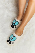 Melody Love Heart Print Plush Slippers - GemThreads Boutique