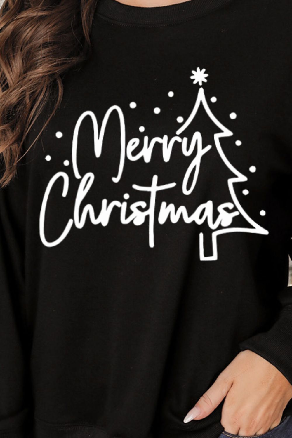 MERRY CHRISTMAS Graphic Sweatshirt - GemThreads Boutique