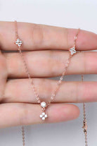 Moissanite 925 Sterling Silver Necklace - GemThreads Boutique