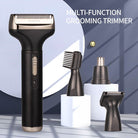New Men's 4 in 1 Electric Razor Nose Hair Sideburns Knife Trimmer Eyebrow Grooming Set Compound - GemThreads Boutique