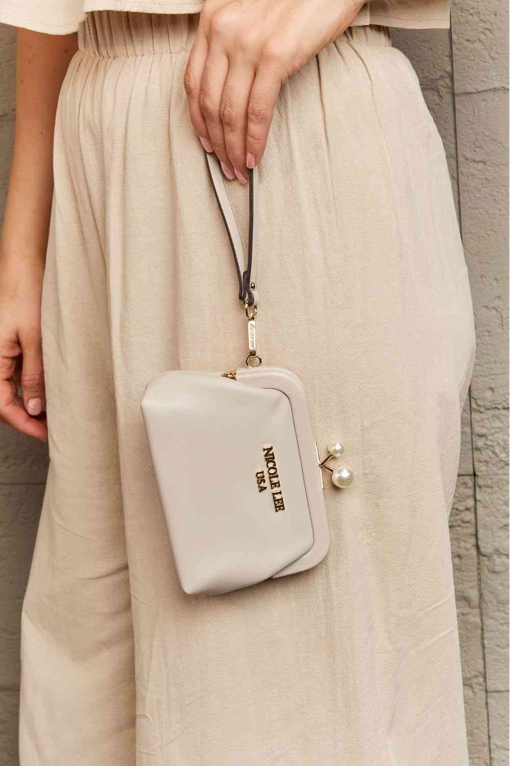 Nicole Lee USA Elise Pearl Coin Purse - GemThreads Boutique