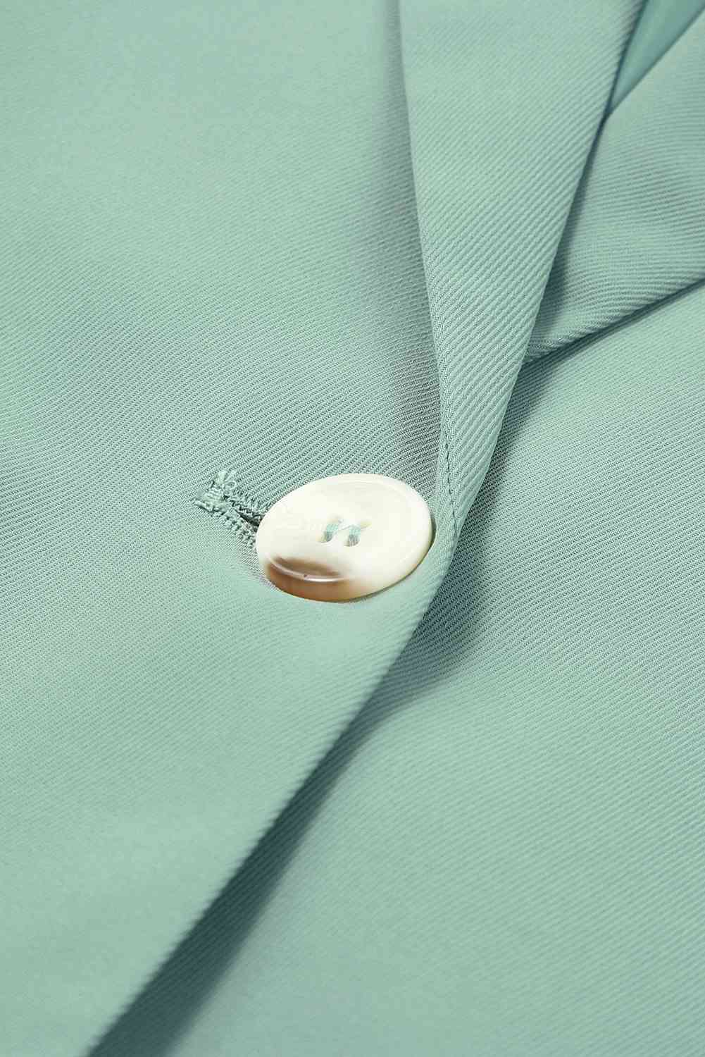 One-Button Flap Pocket Blazer - GemThreads Boutique