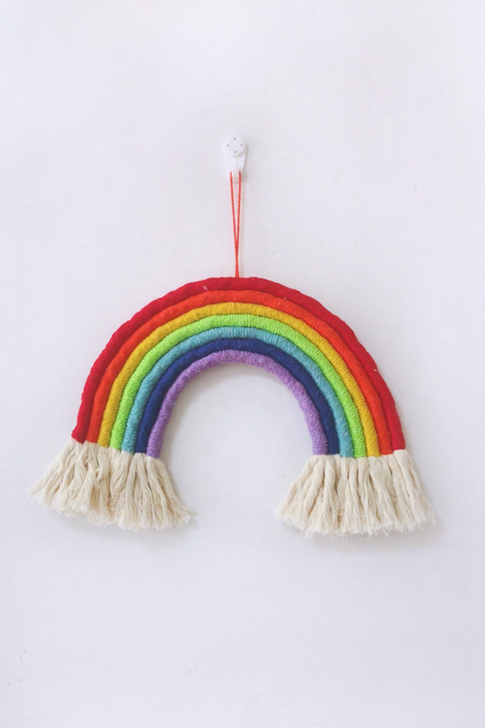 Rainbow Fringe Trim Wall Hanging Decor - GemThreads Boutique