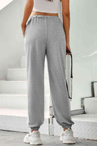 Side Stripe Joggers with Pockets - GemThreads Boutique