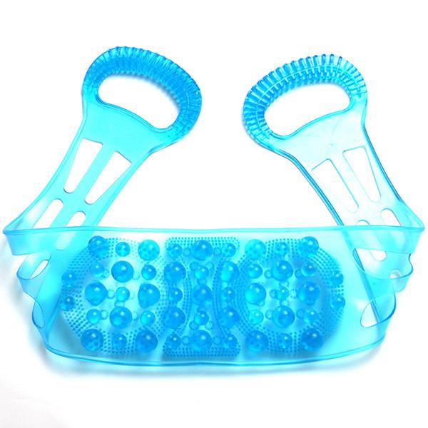 Silicone Dual Sided Back Scrubber Double Chopping Belt Scrubber Washer Bath Cleaning Tools - GemThreads Boutique