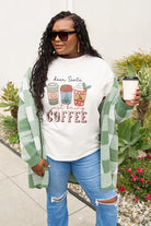Simply Love Full Size COFFEE Graphic Short Sleeve T-Shirt - GemThreads Boutique