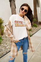 Simply Love Full Size GIVE THANKS Short Sleeve T-Shirt - GemThreads Boutique