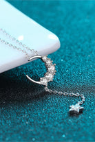 Star & Moon Moissanite Necklace - GemThreads Boutique