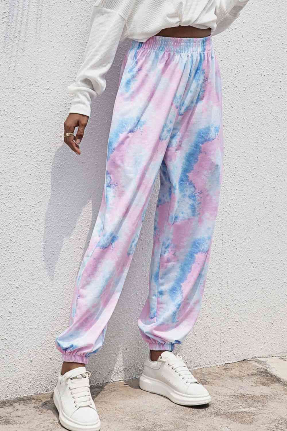 Tie-Dye Joggers with Pockets - GemThreads Boutique