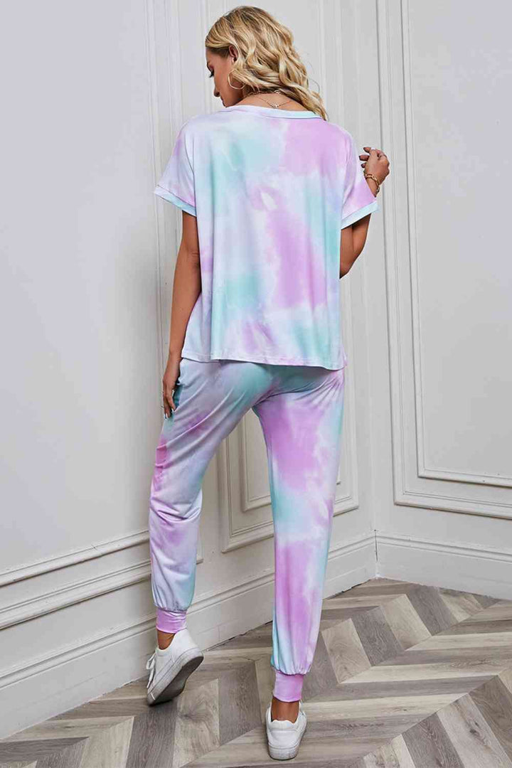 Tie-Dye Top and Pants Set - GemThreads Boutique