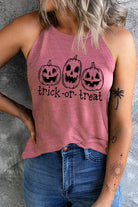 TRICK OR TREAT Graphic Tank Top - GemThreads Boutique