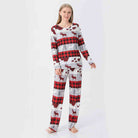 Women Reindeer & Plaid Top and Pants Set - GemThreads Boutique