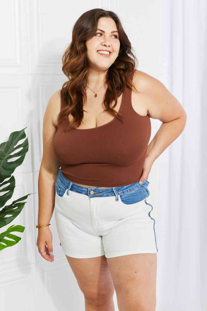 Yelete Best Of You Full Size Reversible Seamless Tank - GemThreads Boutique