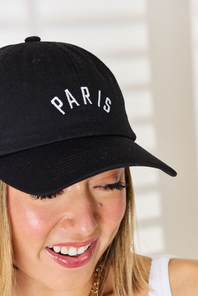 Zenana PARIS Embroidered Baseball Cap - GemThreads Boutique
